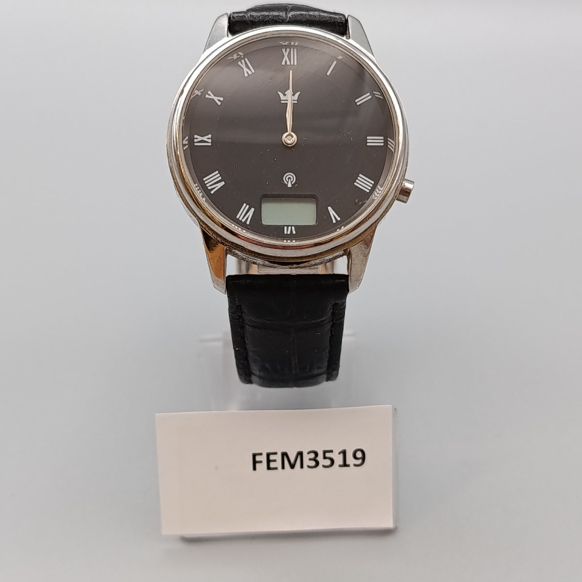 Klassische Herren Uhr – Dualanzeige und Lederarmband
