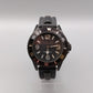 Sportliche Herren Uhr im Taucher-Design – Schwarz
