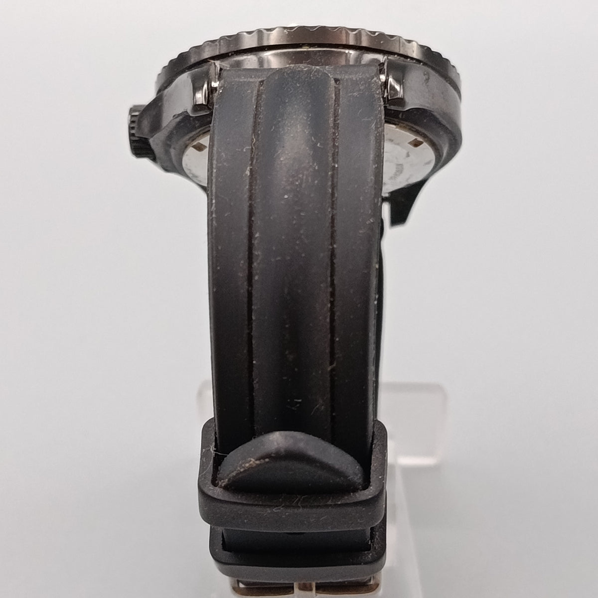 Sportliche Herren Uhr im Taucher-Design – Schwarz