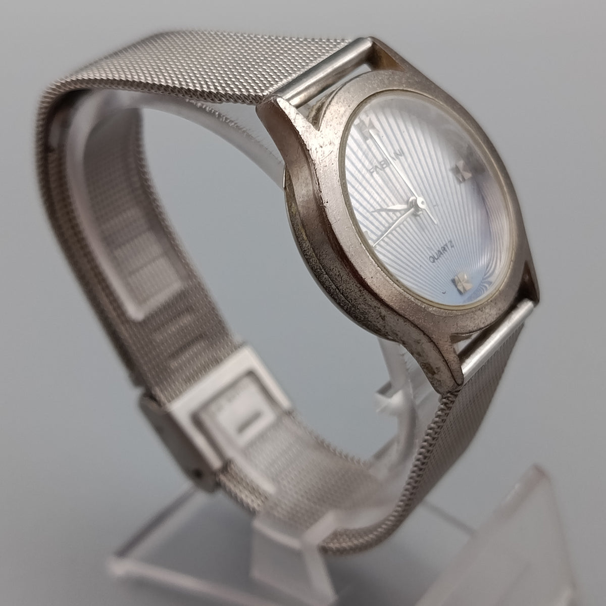 Elegante Fabiani Herren Uhr – Silberfarbenes Zifferblatt