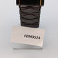 Elegante NK Collection Damen Uhr – Schwarz mit steinen