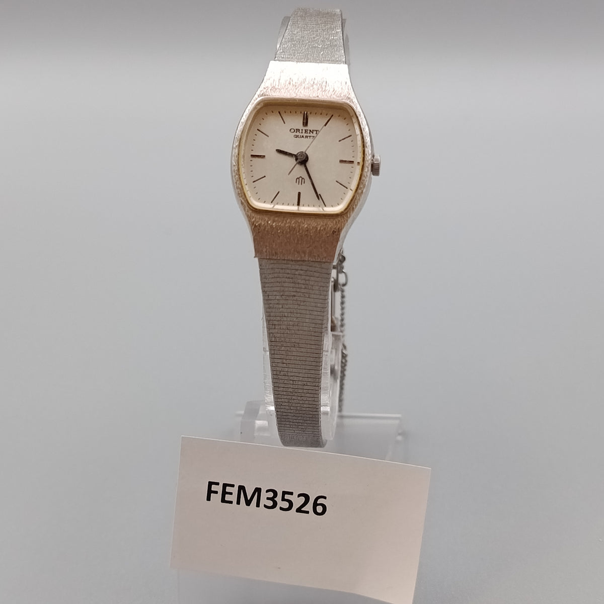 Klassische Orient Damen Uhr – Silberfarbenes Gehäuse