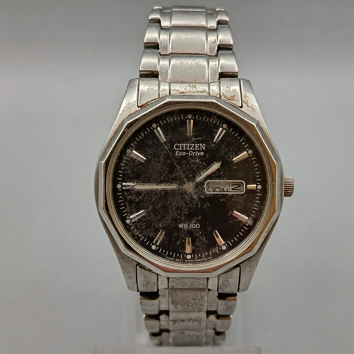 Klassische Citizen Eco-Drive Herren Uhr – Edelstahl