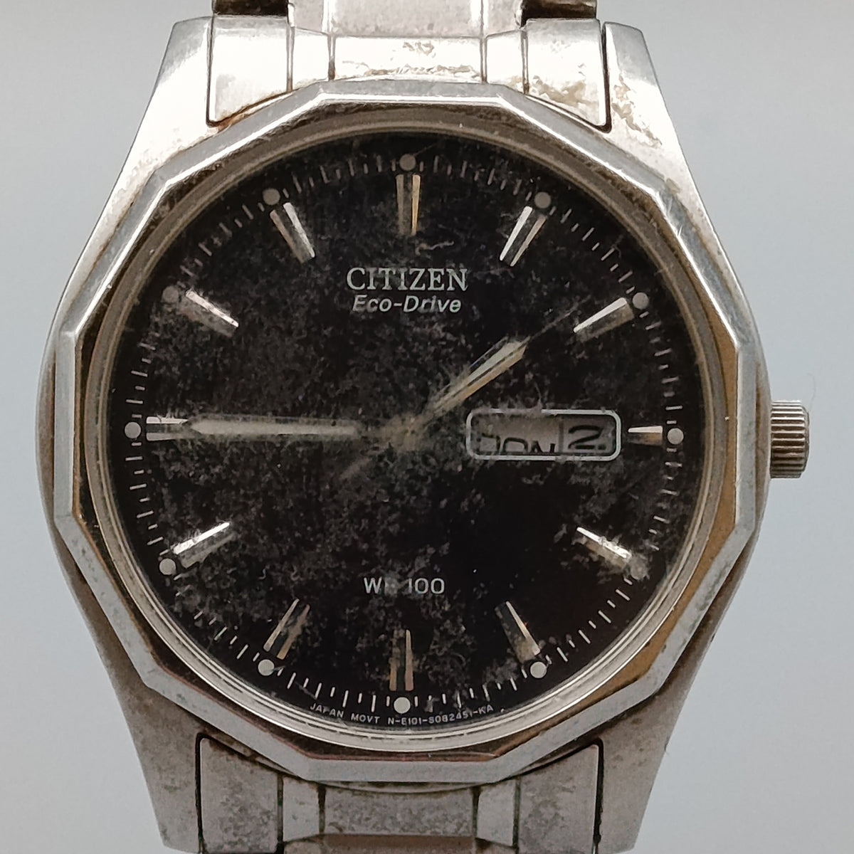 Klassische Citizen Eco-Drive Herren Uhr – Edelstahl