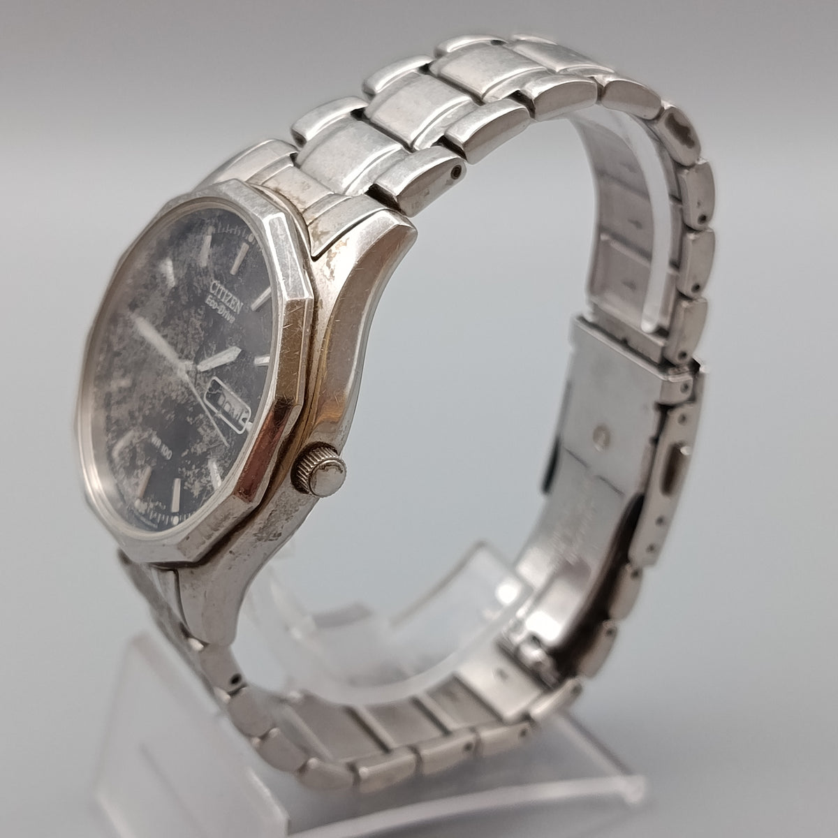 Klassische Citizen Eco-Drive Herren Uhr – Edelstahl