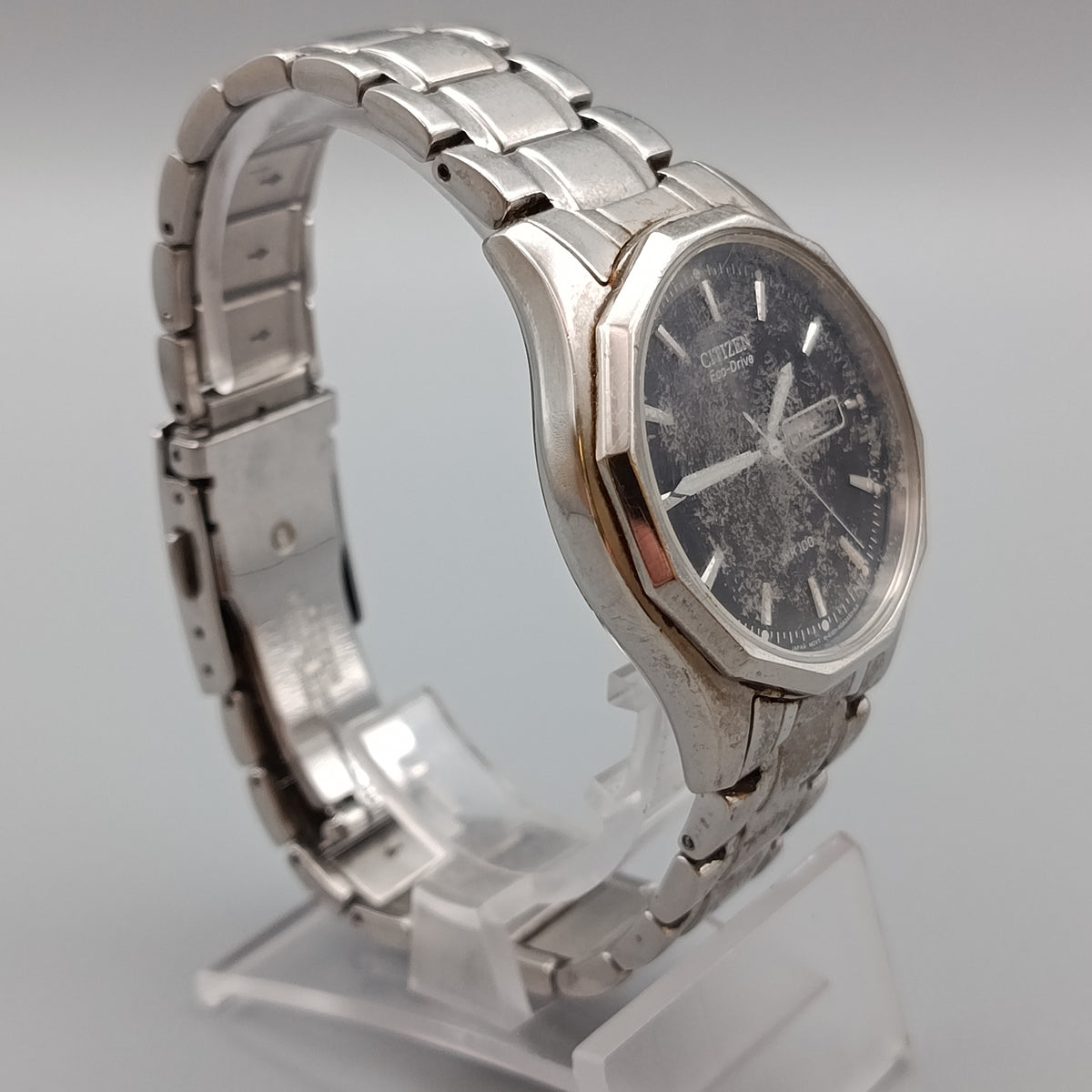 Klassische Citizen Eco-Drive Herren Uhr – Edelstahl
