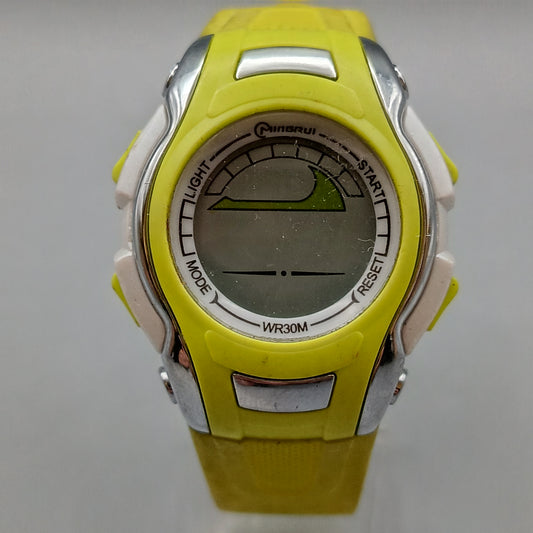 Sportliche Mingrui Digital Uhr – Auffälliges Design in Gelb