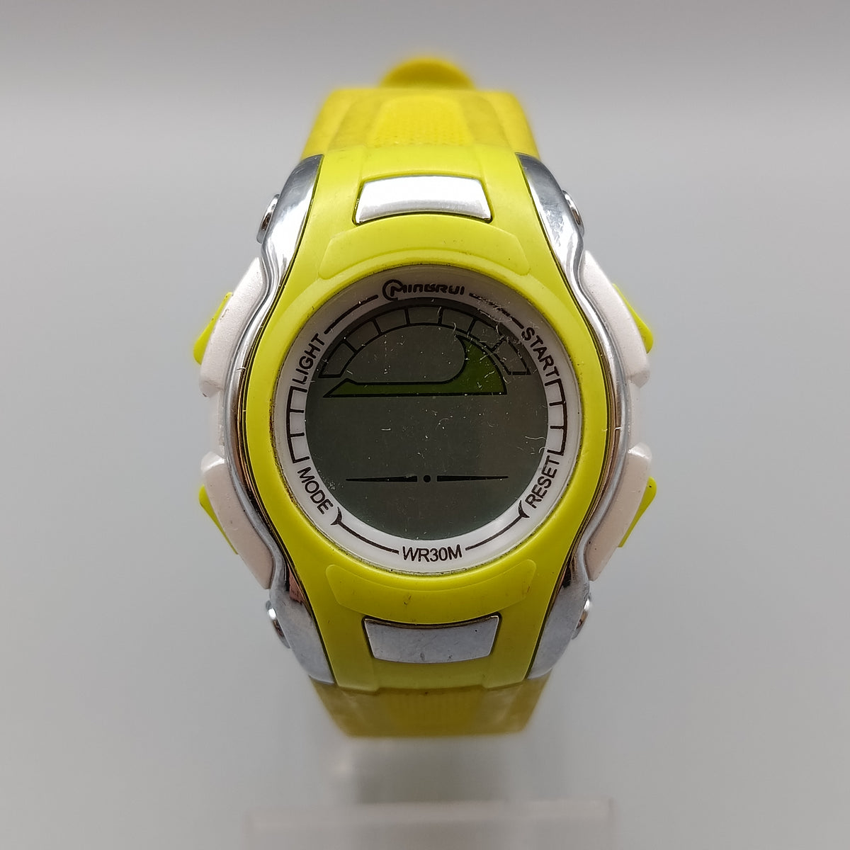 Sportliche Mingrui Digital Uhr – Auffälliges Design in Gelb