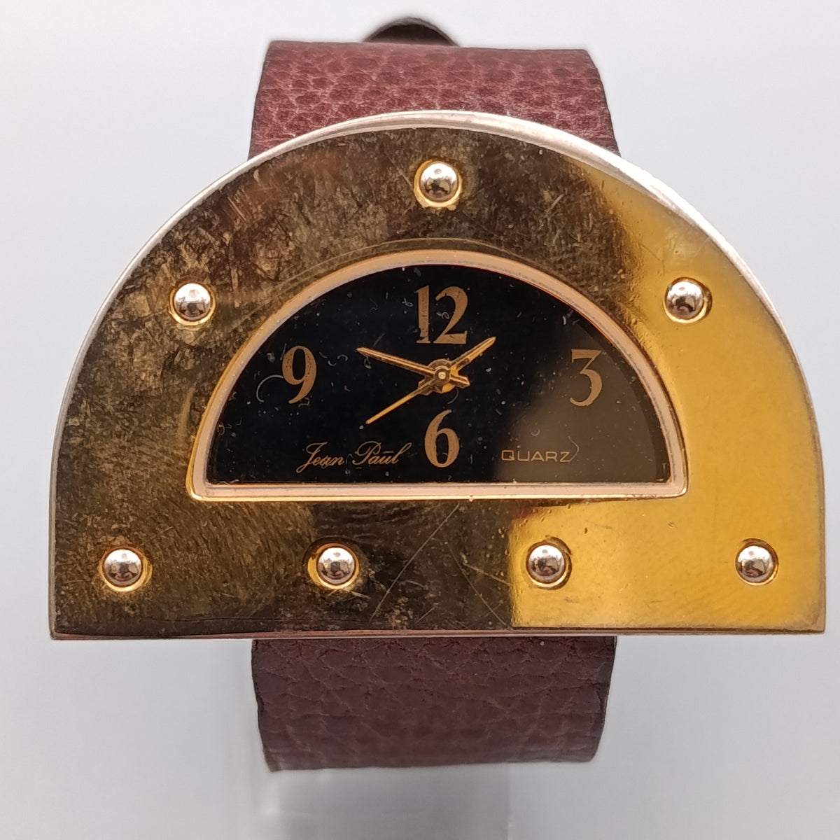 Auffällige Jean Paul Damen Uhr – Halbkreis-Gehäuse