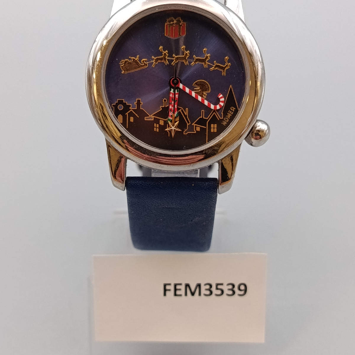 Ausgefallene Nomea Weihnachtsmotiv Damen Uhr