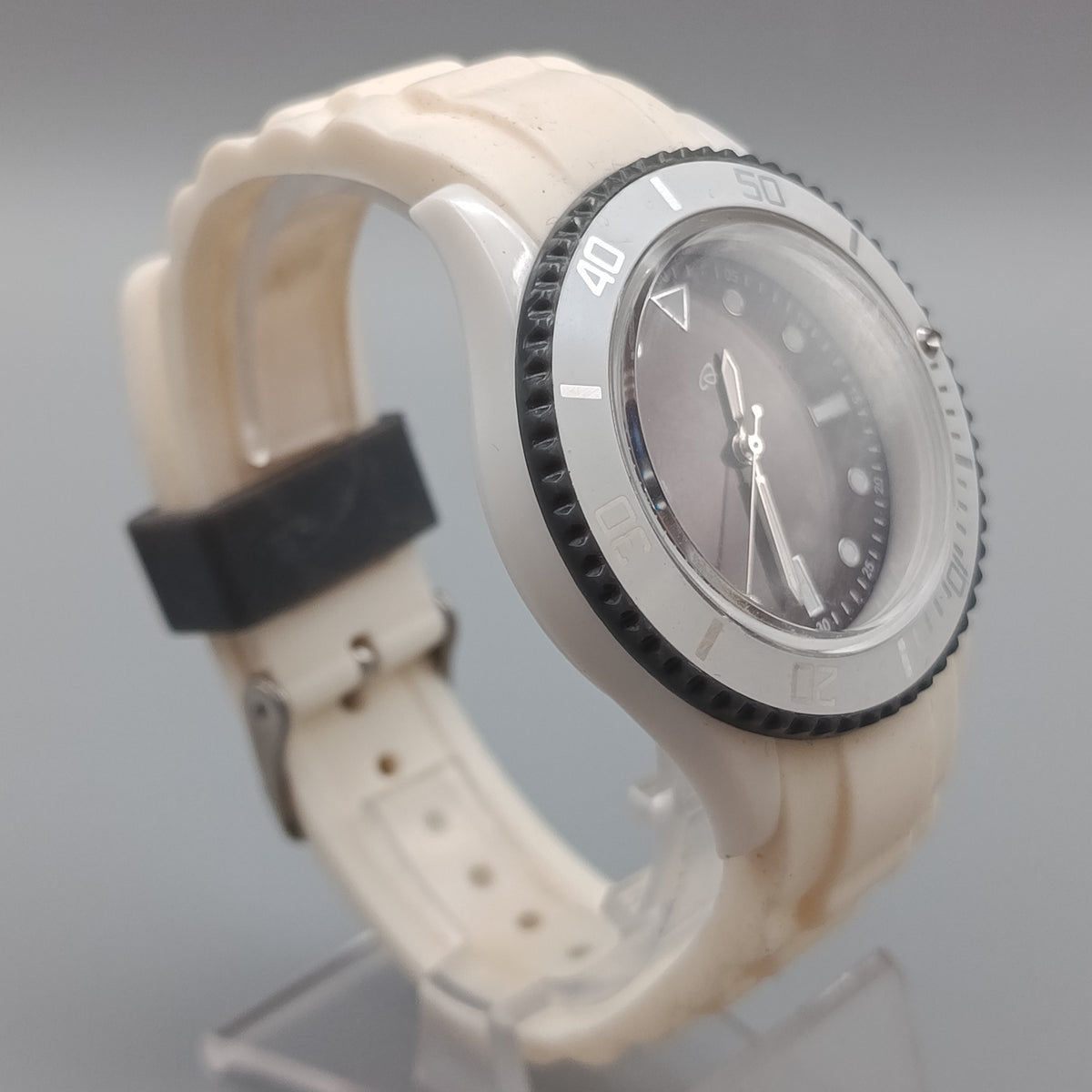 Sportliche Herren Uhr im Taucher-Design – Weiß