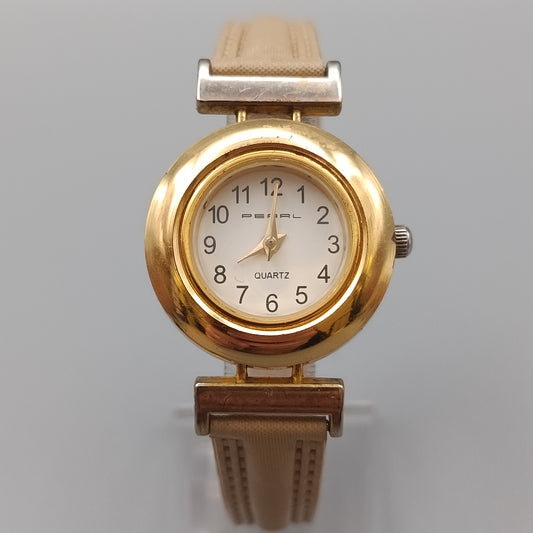 Klassische Peral Damen Uhr – Vergoldetes Gehäuse