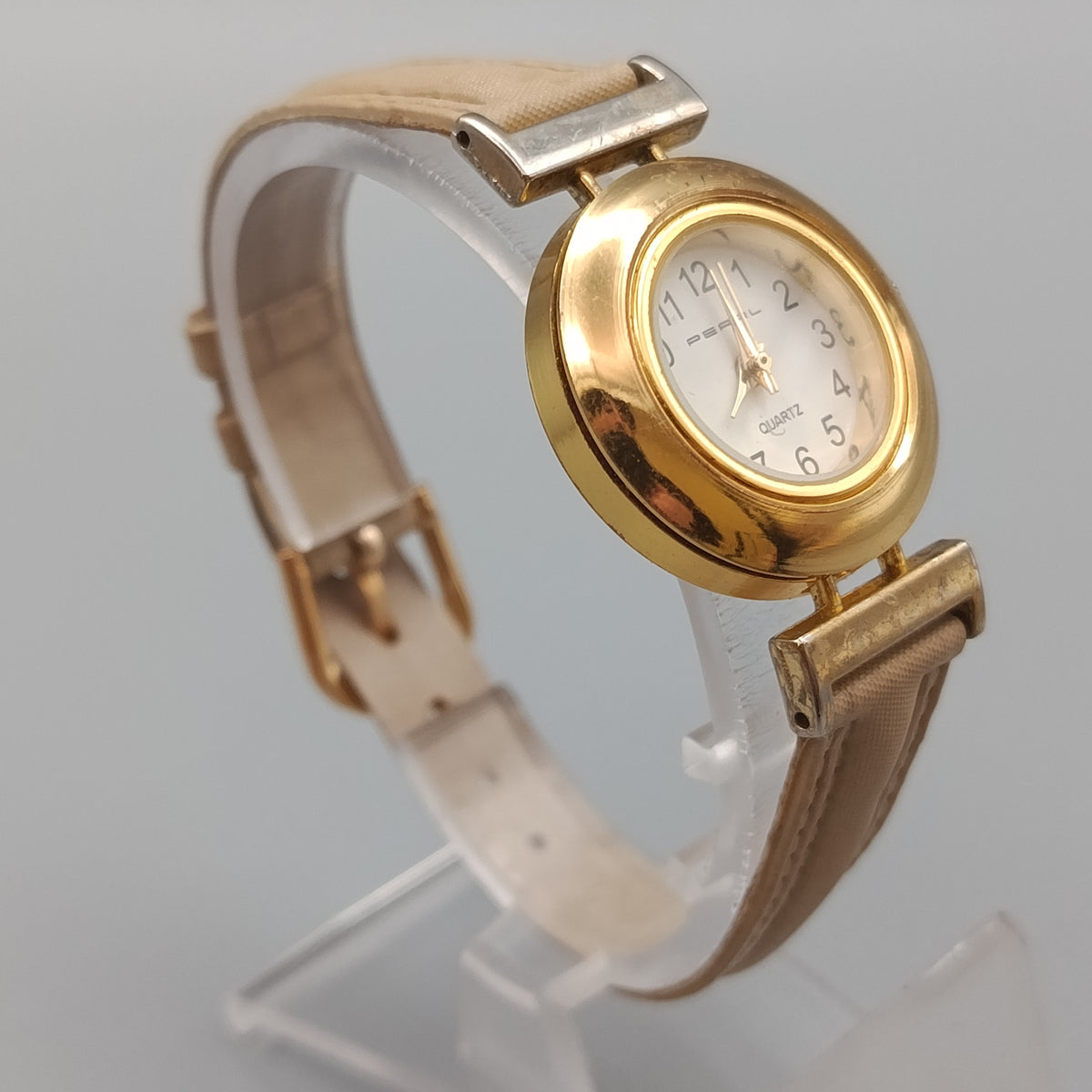 Klassische Peral Damen Uhr – Vergoldetes Gehäuse