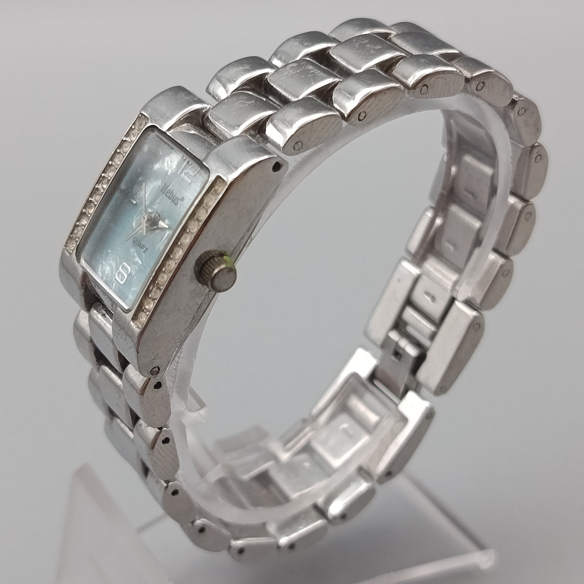 Elegante Mebus Damen Uhr – Rechteckiges Gehäuse