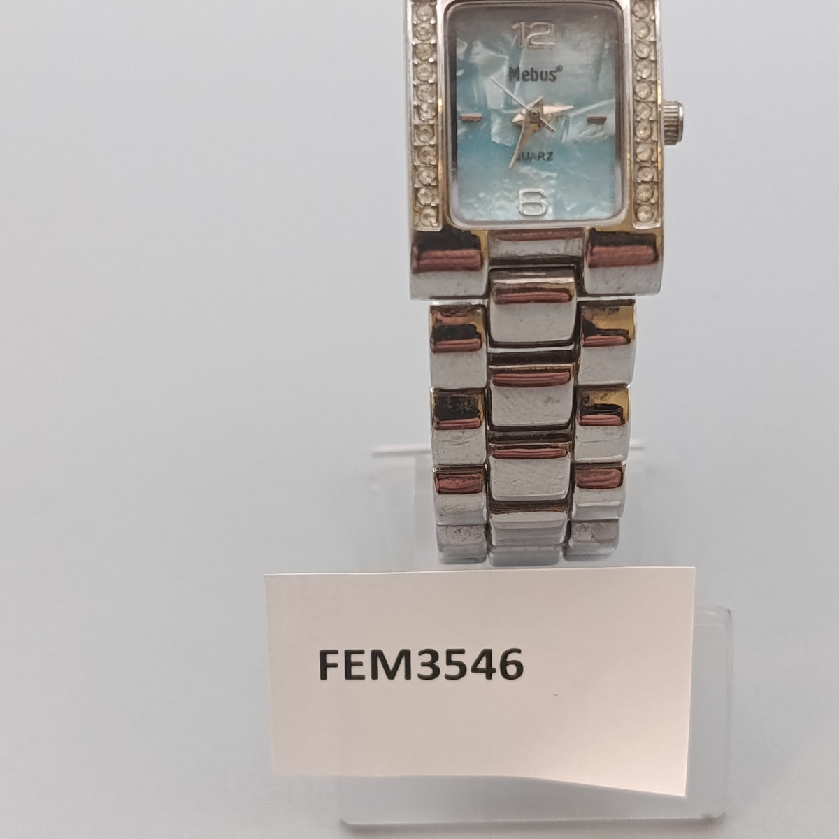 Elegante Mebus Damen Uhr – Rechteckiges Gehäuse