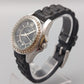 Moderne Fossil Damen Uhr – Schwarz mit Strasslünette