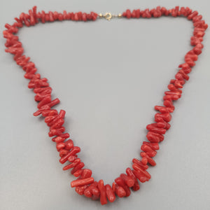 Elegante Korallenkette – Echte Rote Koralle