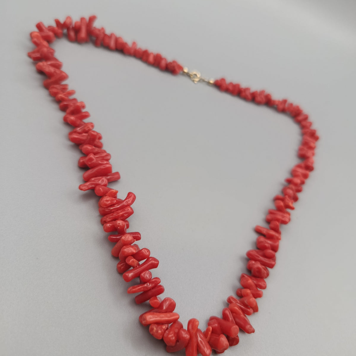 Elegante Korallenkette – Echte Rote Koralle