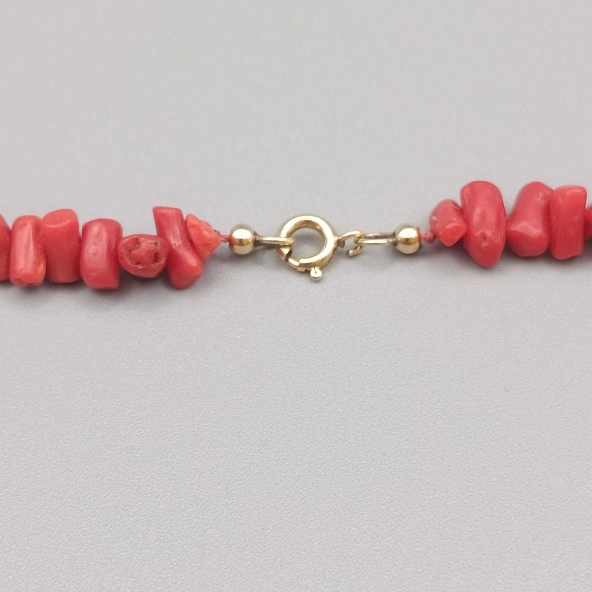 Elegante Korallenkette – Echte Rote Koralle