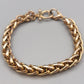 Elegantes Panzerarmband in Goldoptik Massives Design