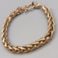 Elegantes Panzerarmband in Goldoptik Massives Design