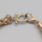 Elegantes Panzerarmband in Goldoptik Massives Design