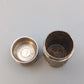 Klassische Antike Riechdose / Pillendose mit Kronen-Relief