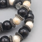 Auffälliges Perlen Armband mit Blumen-Element