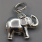Niedlicher Elefant Charm Anhänger – Silberfarbener