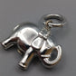 Niedlicher Elefant Charm Anhänger – Silberfarbener
