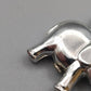 Niedlicher Elefant Charm Anhänger – Silberfarbener