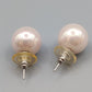 Elegante Perlen Ohrstecker – Zartrosa Perlglanz