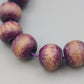 Elegantes Holzperlen Armband – Violett-Melierte Perlen