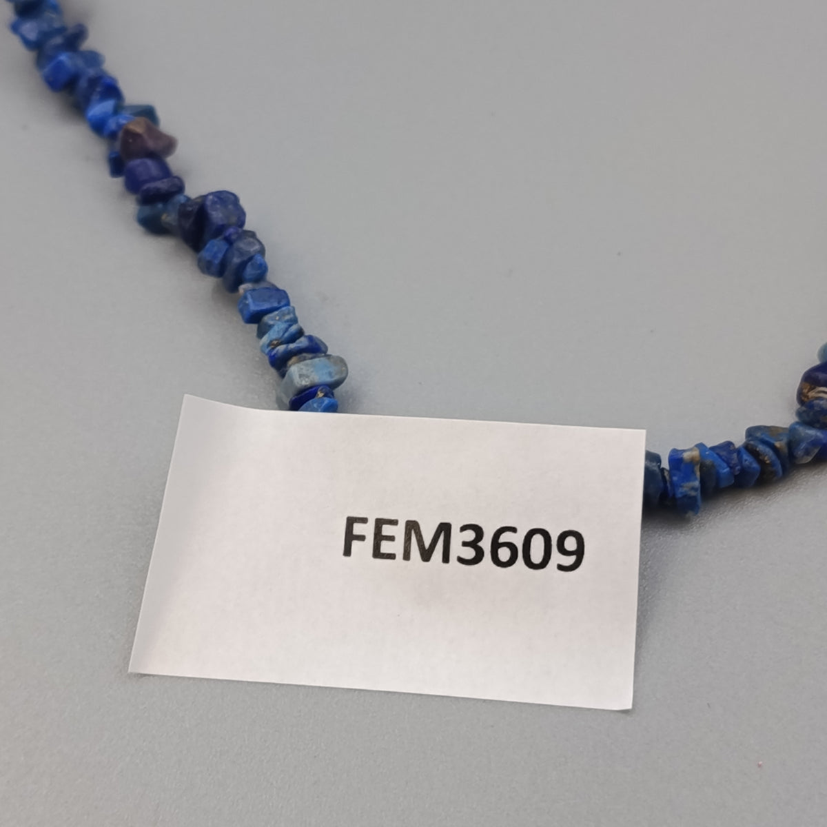 Elegante Lapislazuli Splitterkette – Naturstein Kette