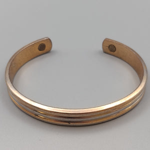 Massives Kupfer Magnetarmband – Stilvoller Vintage Armreif
