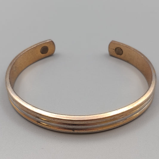 Massives Kupfer Magnetarmband – Stilvoller Vintage Armreif