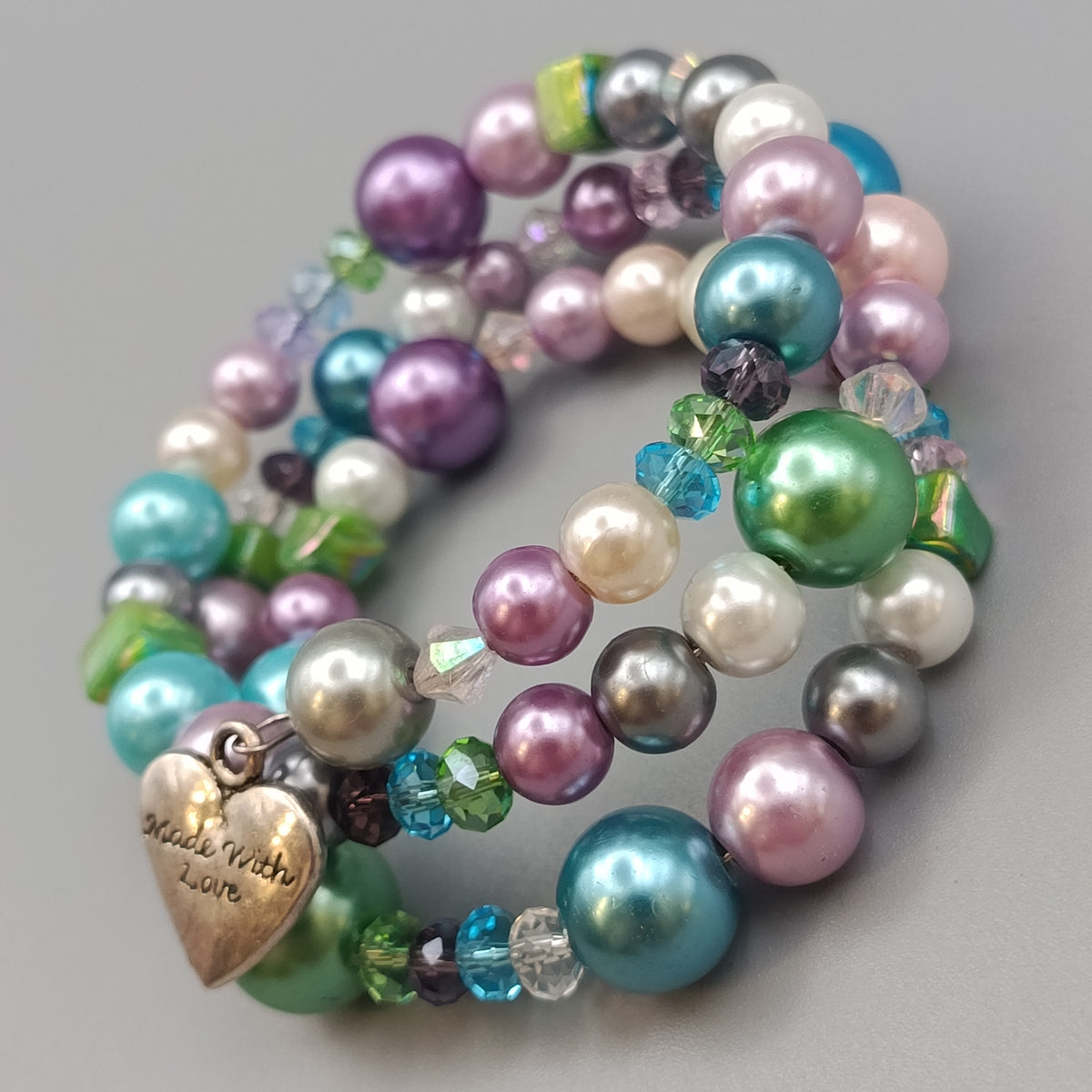 Bunte Perlenarmband – Mehrfarbiges Wickelarmband