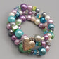 Bunte Perlenarmband – Mehrfarbiges Wickelarmband