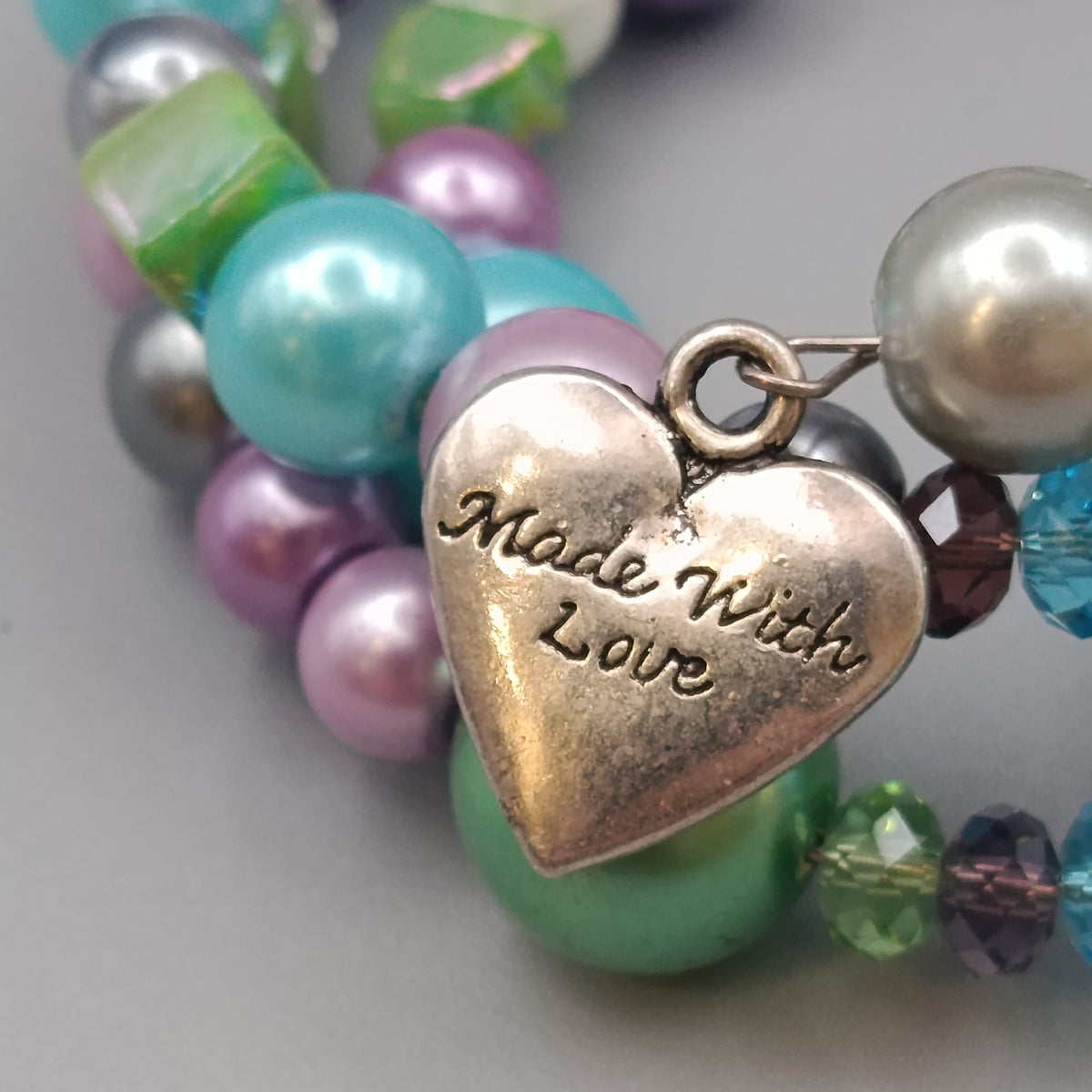 Bunte Perlenarmband – Mehrfarbiges Wickelarmband