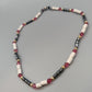 Bunte Schmuck Kette mit Hämatit und Glasperlen
