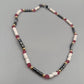 Bunte Schmuck Kette mit Hämatit und Glasperlen