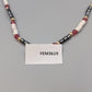 Bunte Schmuck Kette mit Hämatit und Glasperlen