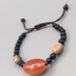 Elegantes Perlenarmband – Naturstein in warmen Erdtönen