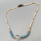 Elegante Perlenkette – Bunte Akzente mit Zentralem Stein