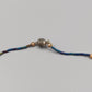 Elegante Glasperlen Kette – Design in Blau und Gold