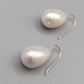 Elegante Perlen Ohrhänger – Tropfenform in Cremeweiß