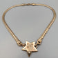 Elegante Stern Kette – Vergoldeter Halsschmuck