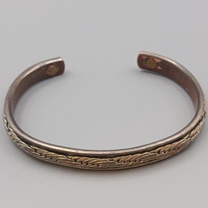 Massives Kupfer Magnetarmband – Antiker Armreif