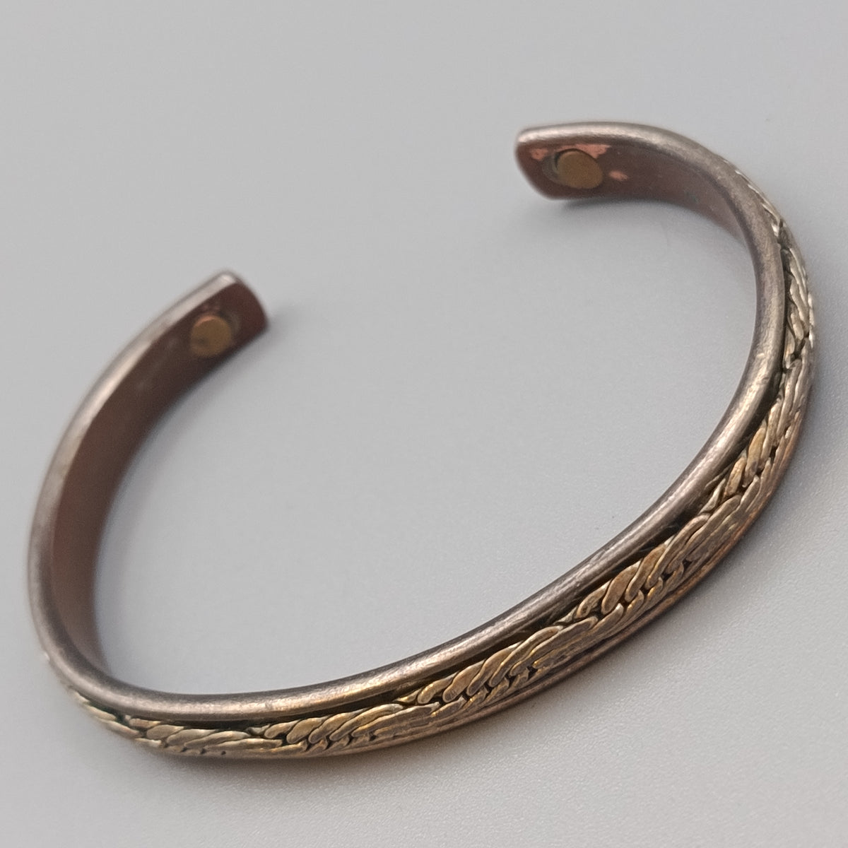 Massives Kupfer Magnetarmband – Antiker Armreif