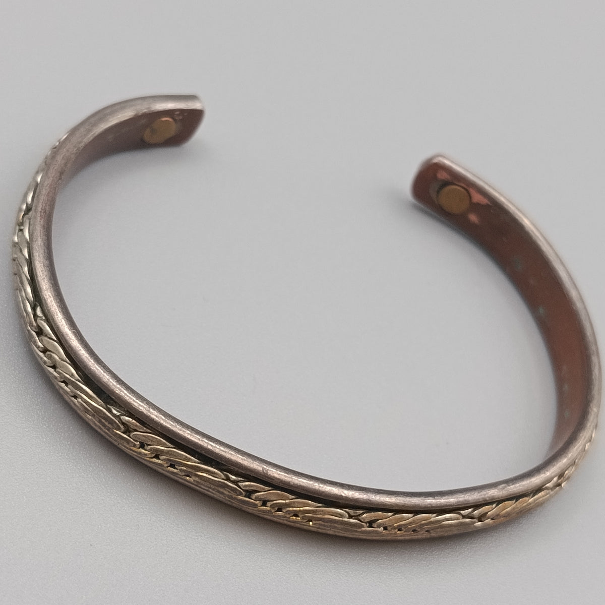 Massives Kupfer Magnetarmband – Antiker Armreif